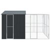 vidaXL Bird Cage Anthracite 425 x 304 x 247 cm Galvanised Steel