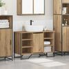 vidaXL Bathroom Sink Cabinet with Shelf Artisan Oak 91 x 35 x 60 cm