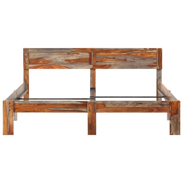 vidaXL Bed Frame without Mattress Solid Wood 140x200cm