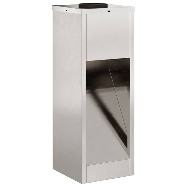 vidaXL Solar Led Pathway Light 2 pcs Silver Stainless Steel