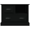 vidaXL Bedside Cabinet Black 60x39x45 cm