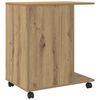 vidaXL Printer Stand Artisian Oak 60 x 40 x 68.5 cm Engineered Wood