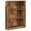 vidaXL Bookcase Old Wood 80x24x109 cm Engineered Wood