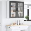 vidaXL Kitchen Cabinet Black 80 x 31 x 80 cm Engineered Wood