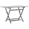 vidaXL Dining Table | Grey with a natural finish