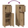 vidaXL Bathroom Cabinet Artisan Oak 30x30x95 cm Engineered Wood
