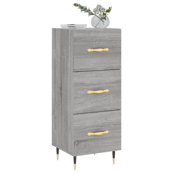 vidaXL Sideboard Grey Sonoma 34.5x34x90 cm Engineered Wood