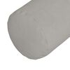 vidaXL Bolster Pillows 2 pcs Light Grey Ø 25 x 70 cm Microfibre Fabric