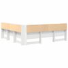 vidaXL Storage Headboard with Shelf White 180 cm Engineered Wood