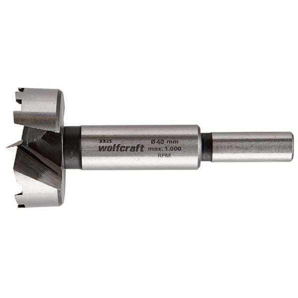 wolfcraft Forstner Drill Bit with Round Shank 3325000