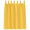 vidaXL Blackout Curtains with Rings 2 pcs Mustard Yellow 140 x 140 cm