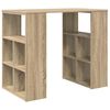 vidaXL Desk Sonoma Oak Engineered Wood 90 x 50 x 75 cm