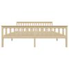 vidaXL Bed Frame without Mattress with 4 Drawers Solid Wood 180x200 cm Super King