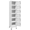 vidaXL Locker Cabinet Light Grey 38x40x180 cm Steel