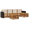 vidaXL Outdoor Sofa Set 6 pcs Natural