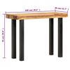 vidaXL Console Table 100x40x76 cm Solid Acacia Wood