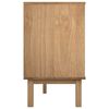 vidaXL Drawer Cabinet OTTA 111x43x73.5cm Solid Wood Pine