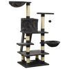 vidaXL Cat Tree with Sisal Scratching Posts Dark Grey 122 cm
