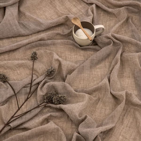Venture Home Curtain Elena 240x135 cm Polyester Dark Beige