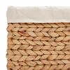 vidaXL Storage Baskets 3 pcs Natural 35 x 30 x 25 cm Water hyacinth