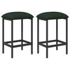 vidaXL Bar Stool 2 pcs Dark Green 40 x 32 x 74 cm Engineered Wood