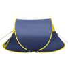 Pop-up Camping Tent 2 Persons Navy Blue / Yellow