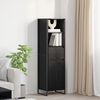 vidaXL Book Cabinet Black Oak 43 x 36 x 150.5 cm Engineered Wood