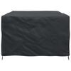 vidaXL Furniture Cover Plain Black 220 x 150 x 85 cm 600D