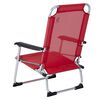 Bo-Camp Beach Chair Copa Rio Lyon Red