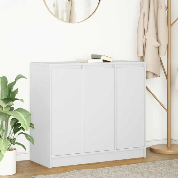 vidaXL Sideboard White 85x34x76 cm Engineered Wood