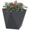 vidaXL Planter Anthracite 30 x 30 x 30 cm Steel