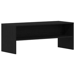vidaXL TV Cabinet Black Oak 100x40x40 cm Engineered Wood