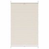 vidaXL Plisse Blind 90x100cm Creme