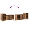 vidaXL TV Cabinet Old Wood 100 x 35 x 55 cm Engineered Wood