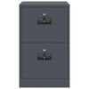 vidaXL File Cabinet Anthracite 45.5 x 42 x 74.5 cm Cold-Rolled Steel