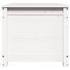 vidaXL Storage Box White 110x50x45.5 cm Solid Wood Pine