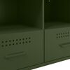 vidaXL TV Cabinets 2 pcs Olive Green 68x39x50.5 cm Steel