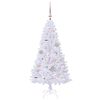 vidaXL Artificial Christmas Tree with Stand White 120 cm PVC and Steel