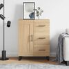 vidaXL Sideboard Sonoma Oak 69.5x34x90 cm Engineered Wood