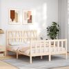 vidaXL Bed Frame without Mattress 140x200 cm Solid Wood Pine