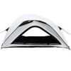 vidaXL Camping Tent 1-Person White Blackout Fabric Waterproof