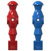vidaXL Foosball Table Players 22 pcs Blue and Red 2.4 x 2.1 x 9.7 cm