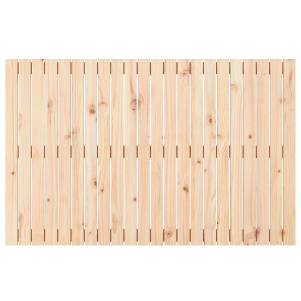 vidaXL Wall Headboard 140x3x90 cm Solid Wood Pine