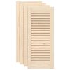vidaXL Cabinet Doors Louvred Design 4 pcs 69x29.5 cm Solid Wood Pine