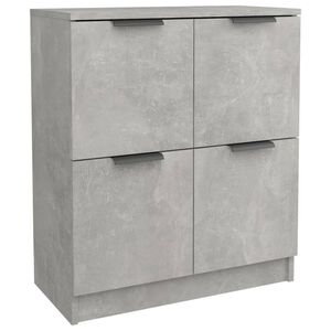vidaXL Sideboard Concrete Grey 60x30x70 cm Engineered Wood