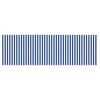 vidaXL Retractable Awning Manual Blue and White 400 x 200 cm