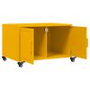 vidaXL Coffee Table Mustard Yellow 68x50x43.5 cm Steel