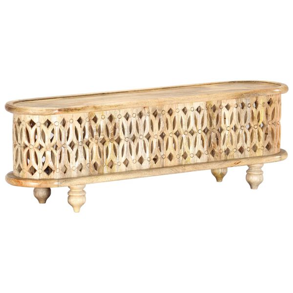 vidaXL TV Cabinet 120x30x40 cm Solid Mango Wood