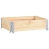 vidaXL Raised Bed 60x80 cm Solid Pine Wood
