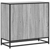 vidaXL Book Cabinet Grey Sonoma 80.5x35x76 cm Engineered Wood